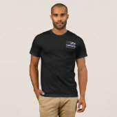 Thin Blue Line Michael the Archangel T-shirt (Voorkant volledig)
