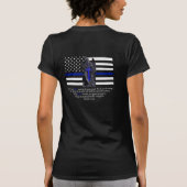 Thin Blue Line Michael the Archangel T-shirt (Achterkant)