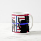 Thin Blue Line Mok (Voorkant rechts)