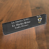 Thin Blue Line - Motor Officer Naambordje (Zijkant)