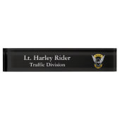 Thin Blue Line - Motor Officer Naambordje (Voorkant)