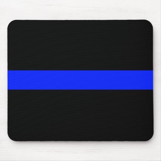 Thin Blue Line Mousepad Muismat (Voorkant)