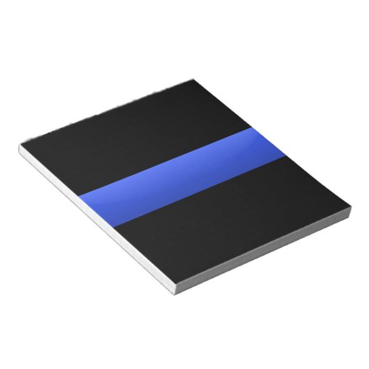 Thin Blue Line Notitieblok (Schuin)