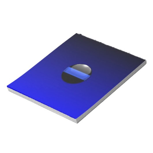 Thin Blue Line Notitieblok (Linkerzijde)