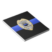 Thin Blue Line Notitieblok (Schuin)