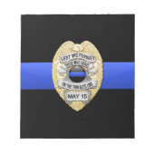 Thin Blue Line Notitieblok (Voorkant)