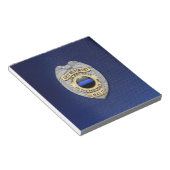 Thin Blue Line Notitieblok (Schuin)