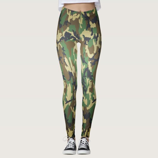 Thin Blue Line - Nuthin' maar Camo Leggings (Voorkant)