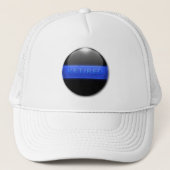 Thin Blue Line - Officer in ruste Trucker Pet (Voorkant)