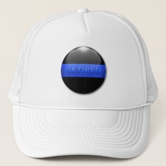 Thin Blue Line - Officer in ruste Trucker Pet (Voorkant)