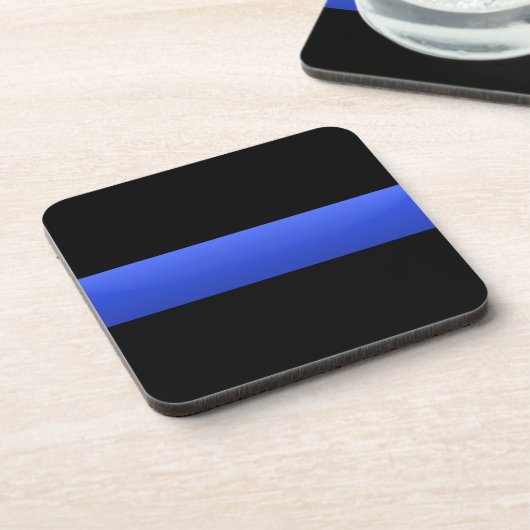Thin Blue Line Onderzetter (Linkerzijde)