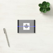 Thin Blue Line op Canadese vlag Post-it® Notes (Kantoor)