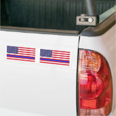 "THIN BLUE LINE OP VLAG" BUMPERSTICKER (Op Truck)