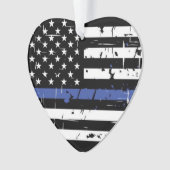 Thin Blue Line Ornament (voorkant)