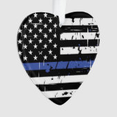 Thin Blue Line Ornament (voorkant)
