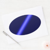 Thin Blue Line Ovale Sticker (Envelop)
