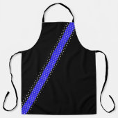 Thin Blue Line Pagent Stars Long Apron Schort (Voorkant)