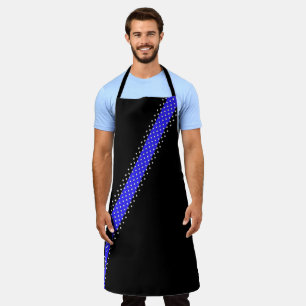 Thin Blue Line Pagent Stars Long Apron Schort
