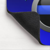 Thin Blue Line - Panic Button Muismat (Hoek)