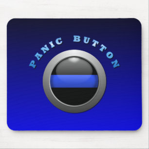 Thin Blue Line - Panic Button Muismat