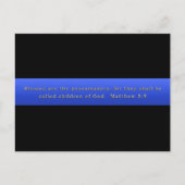 Thin Blue Line Peacemakers Briefkaart (Voorkant)