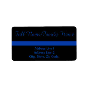 Thin Blue Line Personal Etiket