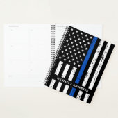 Thin Blue Line Personalized Police Officer Planner (Display)