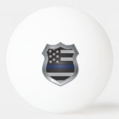 Thin Blue Line Ping Pong Balls Pingpongbal (Voorkant)