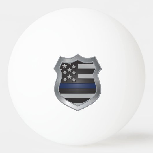 Thin Blue Line Ping Pong Balls Pingpongbal (Voorkant)