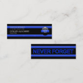 Thin Blue Line Police Chief Custom Visitekaartje (Voorkant / Achterkant)