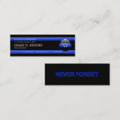 Thin Blue Line Police Chief Custom Visitekaartje (Voorkant / Achterkant)