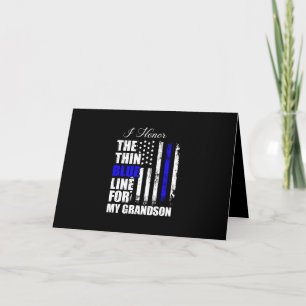 Thin Blue Line Police Flag Back