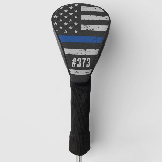 Thin Blue Line Police Golfheadcover (Voorkant)