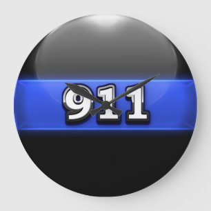 Thin Blue Line Police Kantoor Grote Klok