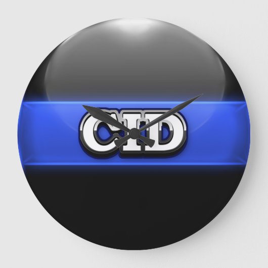 Thin Blue Line Police Kantoor Grote Klok (Voorkant)