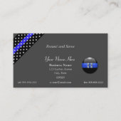 Thin Blue Line Police Kapitein Visitekaartje (Voorkant)