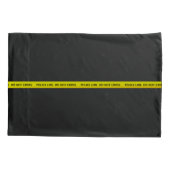 Thin Blue Line Police Line Crime Scene Tape Pillow Kussensloop (Achterkant)