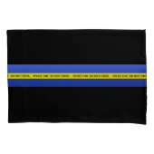 Thin Blue Line Police Line Crime Scene Tape Pillow Kussensloop (Voorkant)