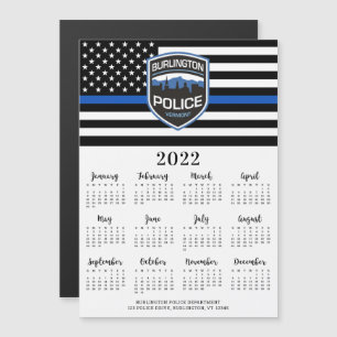 Thin Blue Line Police Logo 12 maanden 2022