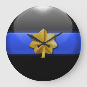 Thin Blue Line - Police Major Insignia Grote Klok