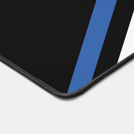 Thin Blue Line Police Officer Badge Acrylic Award Bureaumat (Hoek)