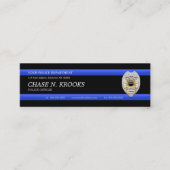 Thin Blue Line Police Officer Custom Visitekaartje (Voorkant)