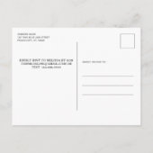 Thin Blue Line Police Officer Retirement Party Uitnodiging Briefkaart (Achterkant)