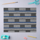 Thin Blue Line Police Retirement Enforcement Enfor Tissuepapier (Craft)