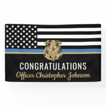  Thin Blue Line Police Retirement