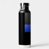 Thin Blue Line Police Supporter Thermal Tumbler Waterfles (Rechts)