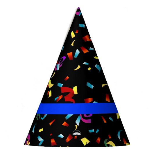Thin Blue Line Police Thleed Party Confetti Feesthoedjes (Links)