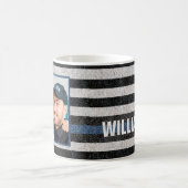 Thin Blue Line Police vlag Fotomonogram Koffiemok (Center)