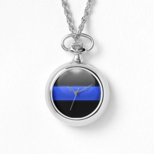 Thin Blue Line - Politie Horloge