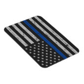 Thin Blue Line - Politieagent - Amerikaanse vlag Magneet (Rechterzijde)